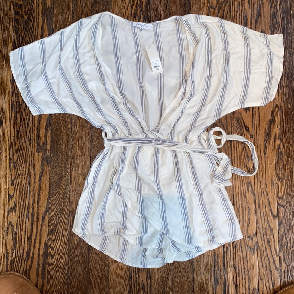 Emory Park/ Francesca’s Striped Romper - Size S